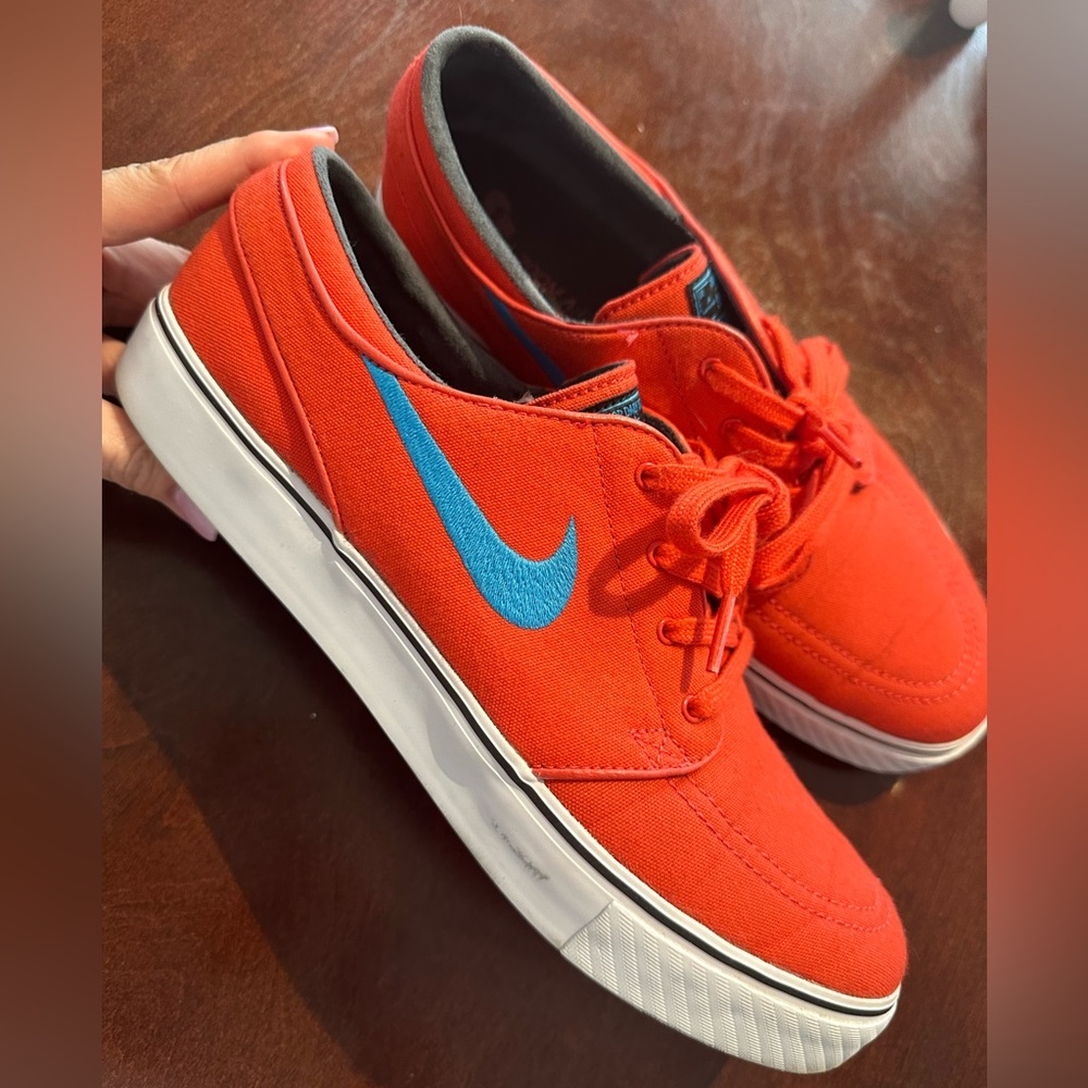 Nike Red and Blue Sneakers